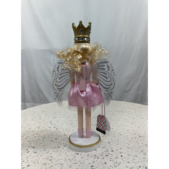 14” Sugar Plum Fairy Candy Princess Angel Ballerina Christmas Wooden Nutcracker - Picture 4 of 5